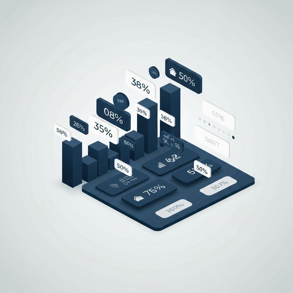 Business growth metrics visualization